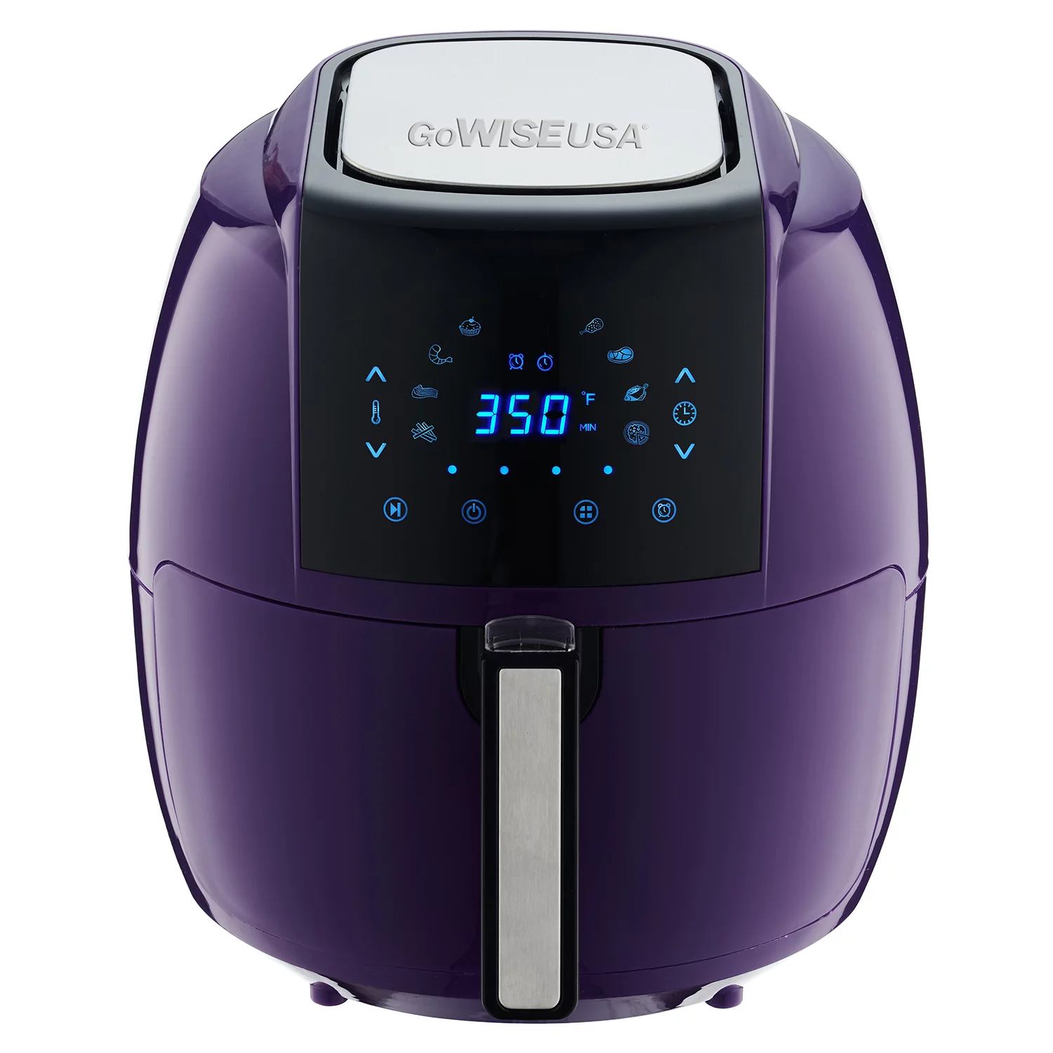 GoWISE USA 5.8-Quart 8-in-1 Electronic Programmable Air Fryer (Plum)