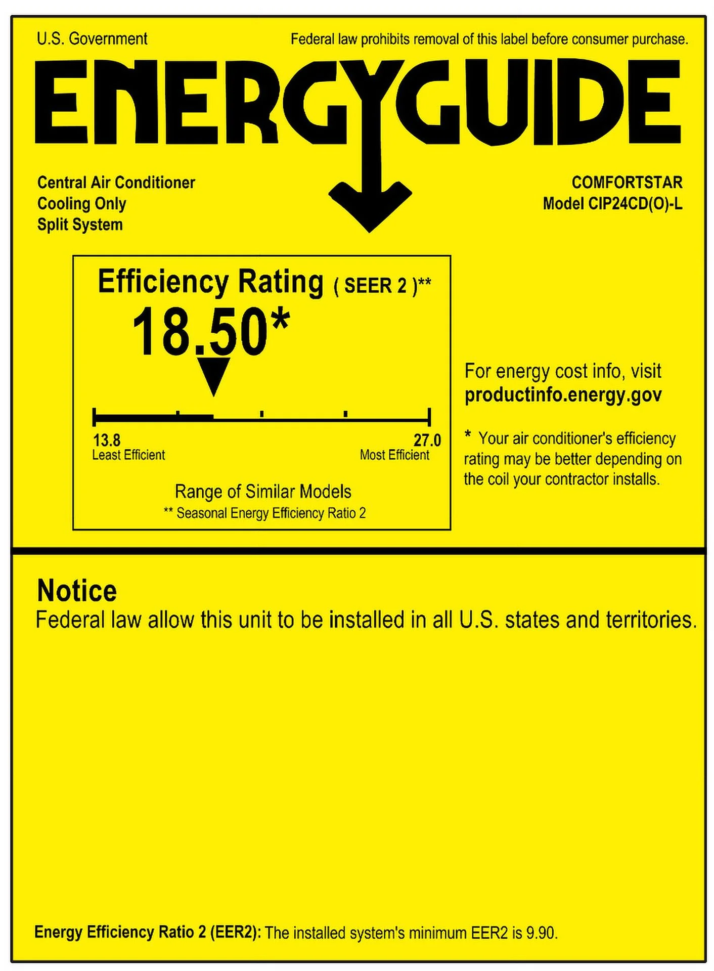 24,000 BTU 20 SEER2 Ductless Mini-Split Inverter+ Air Conditioner Only Cold System Full Set 220V.