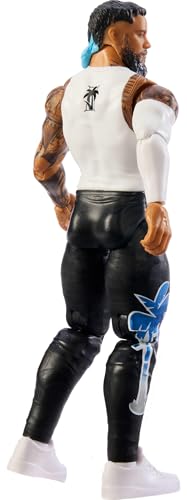Mattel WWE Jey USO Action Figure, Main Event Series #153 6-inch Collectible with 10 Articulation Points & Life-Like Look