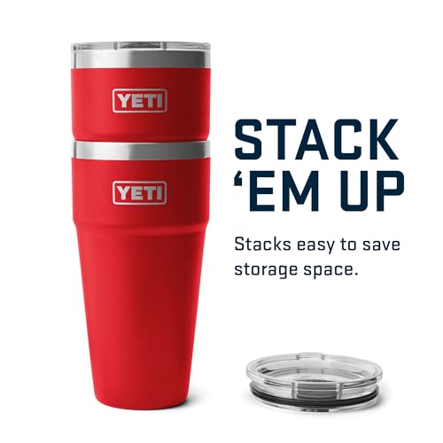 YETI Rambler 30 oz Stackable Tumbler, Stainless Steel, Vacuum Insulated with MagSlider Lid
