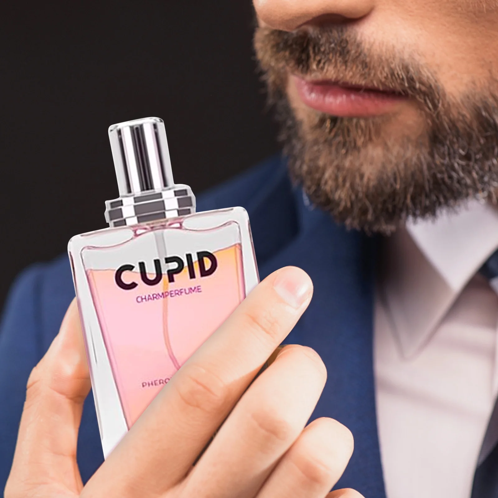 50ml Cupid Charm Women's & Men's Toilet (Pheromone Injection)- Cupid Hypnotic Cologne Cupid Fragrances for Women & Men to Make Him Fall in Love with You (pink+blue)