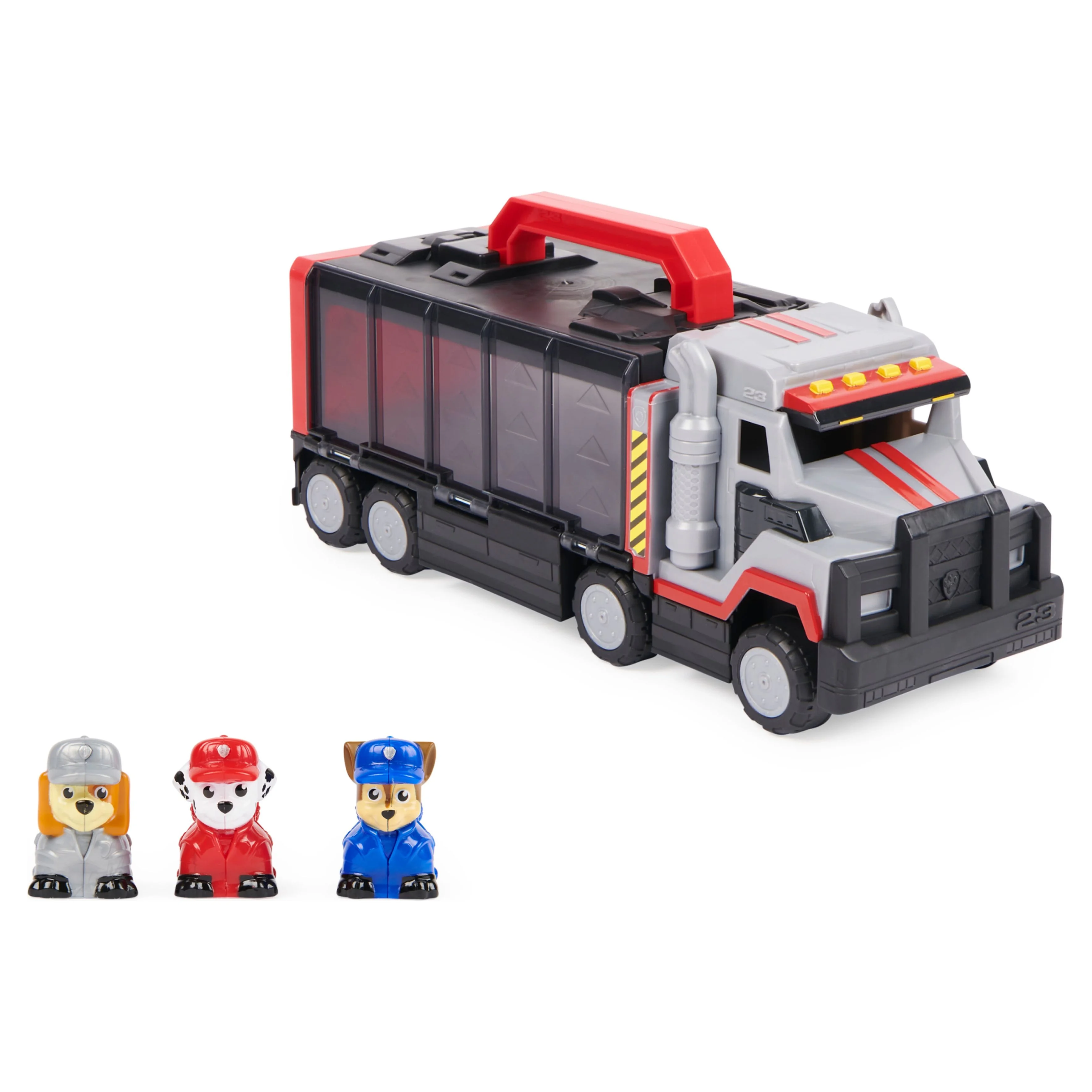 PAW Patrol, Micro Movers, Al Truck Storage Case with Action Figures, for Ages 3 and up