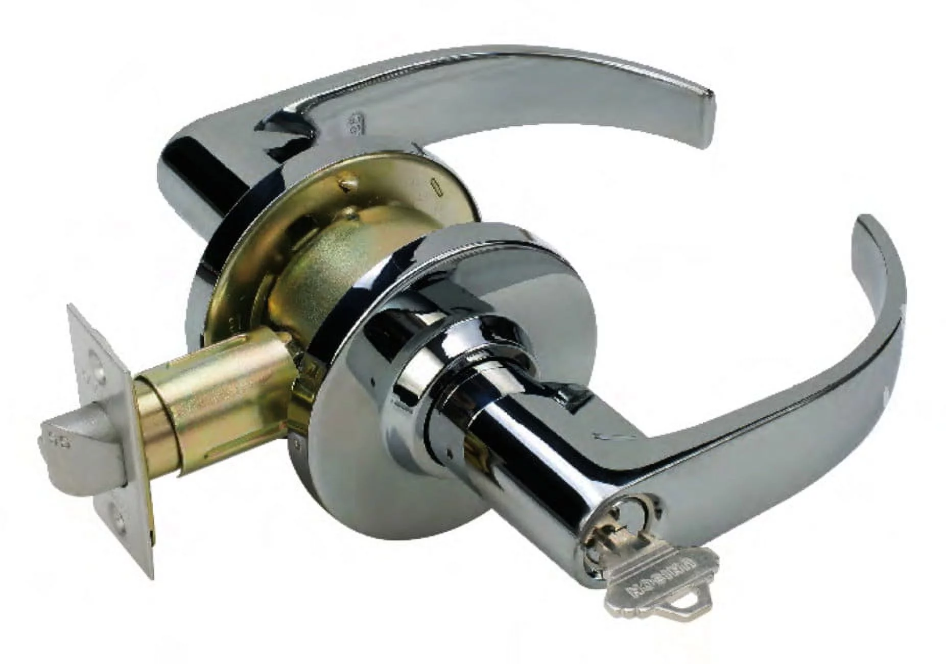 Inox Bm0953 Bm Series Single Cylinder Keyed Entry Door Lever Set - Chrome