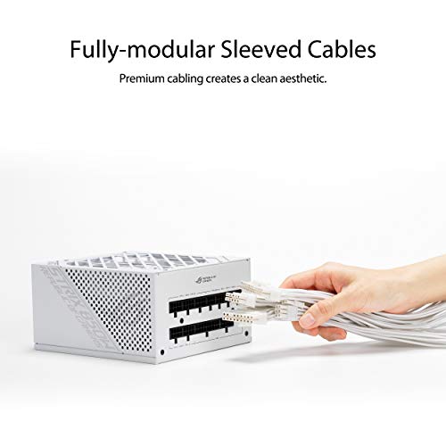 ASUS ROG Strix 850W Gold Aura Edition (Fully Modular Power Supply, 80+ Gold Certified, ATX 3.0, Cybenetics Lambda A++ Certification, PCIe Gen 5.0 Ready, Axial-tech Fan, Aura Sync, 10 Year Warranty)