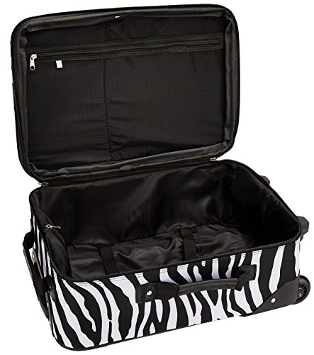 Rockland Fashion Softside Upright Luggage Set, Beach