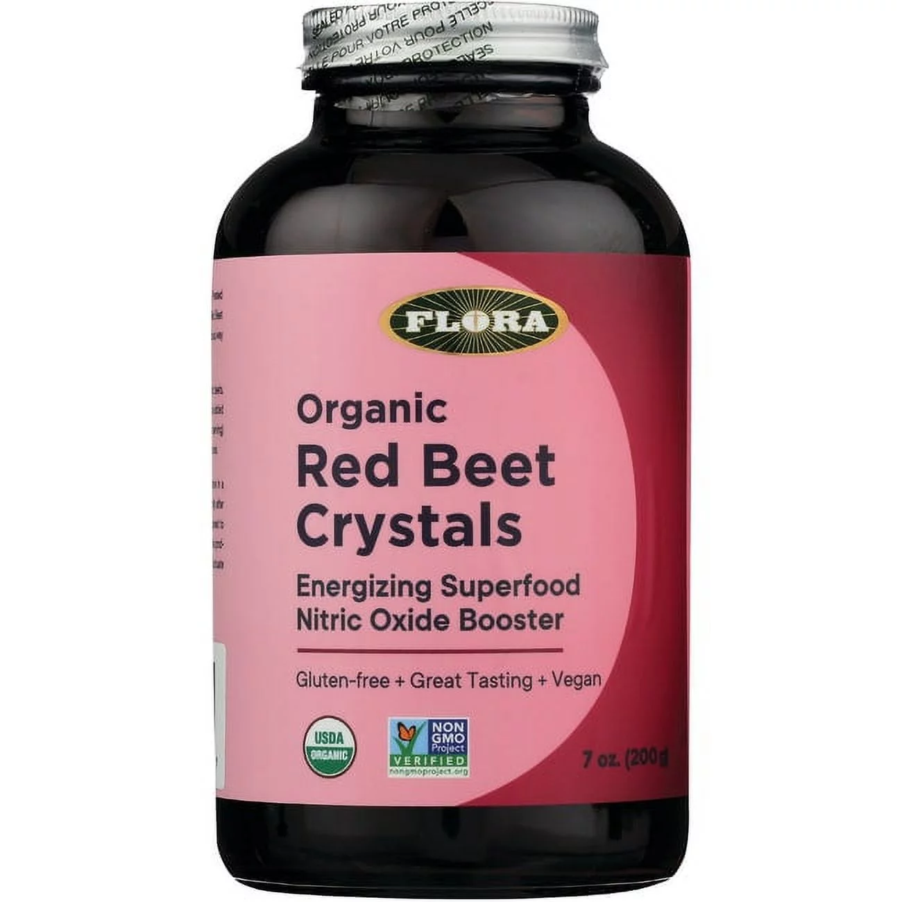 Flora Organic Red Beet Crystals 7 oz Crystals