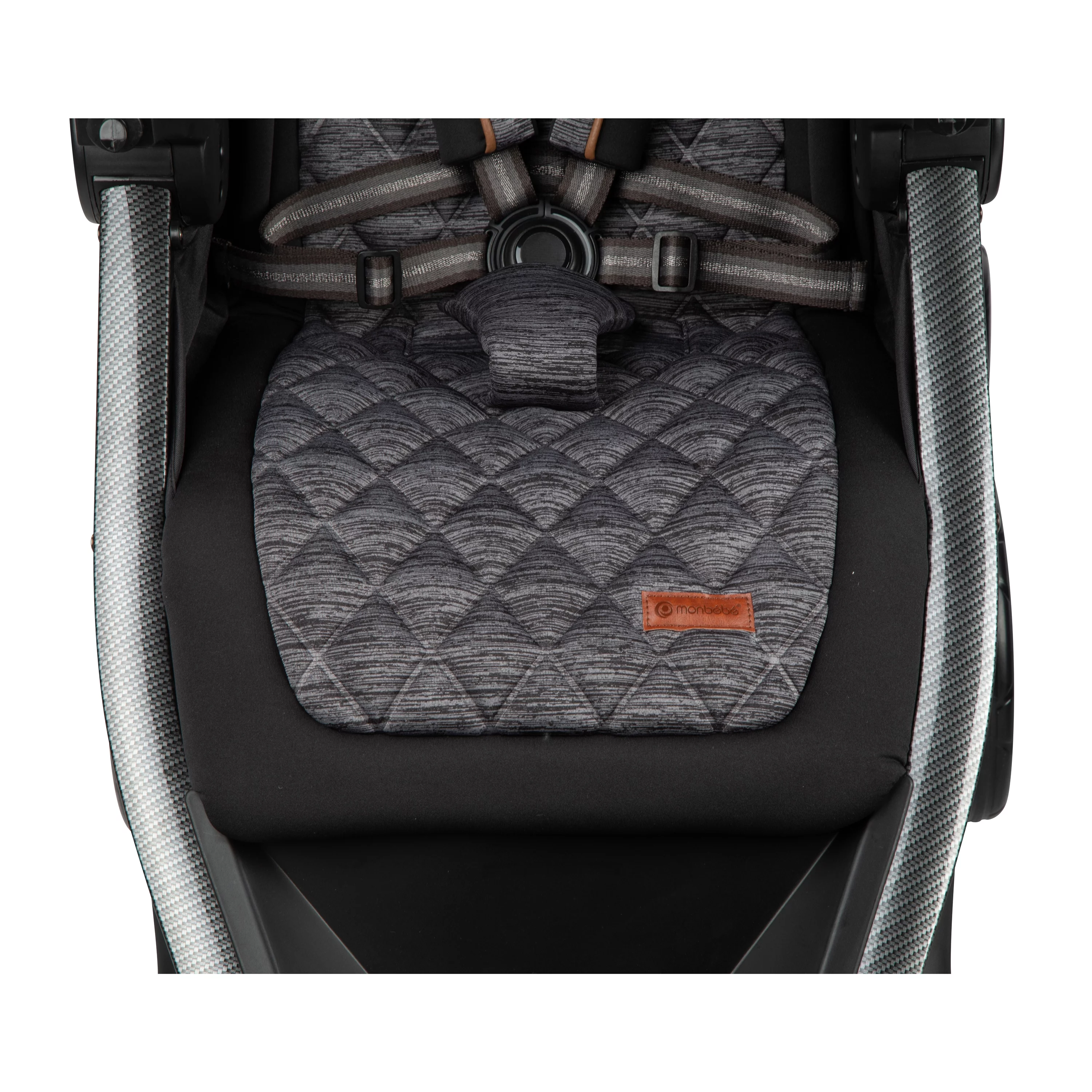 Monbebe Bolt Travel System Stroller and Infant Car Seat, Urban Boho