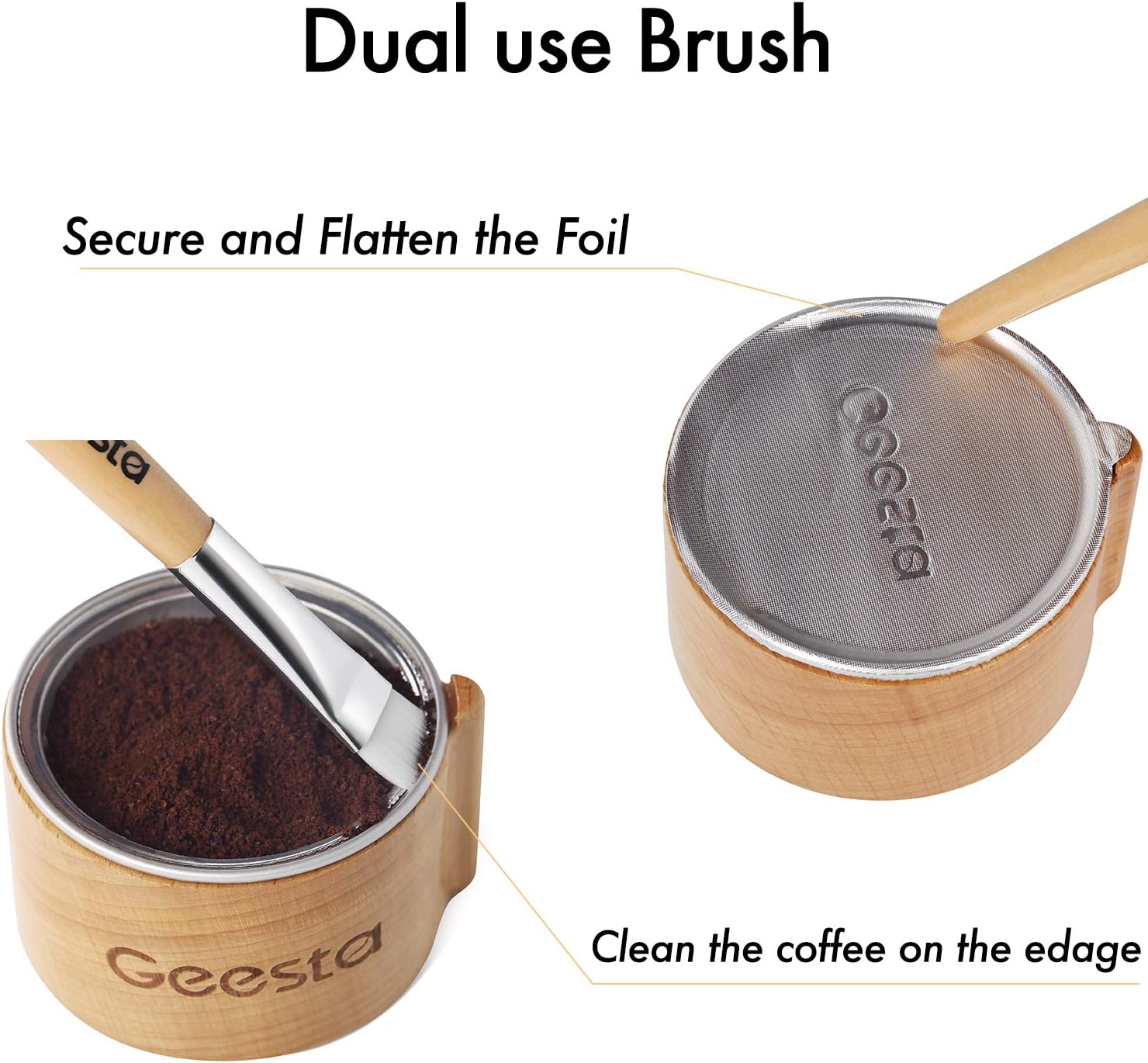 GEESTA Reusable Aluminum Foil Seals Kit Compatible with Nespresso Vertuoline Capsules