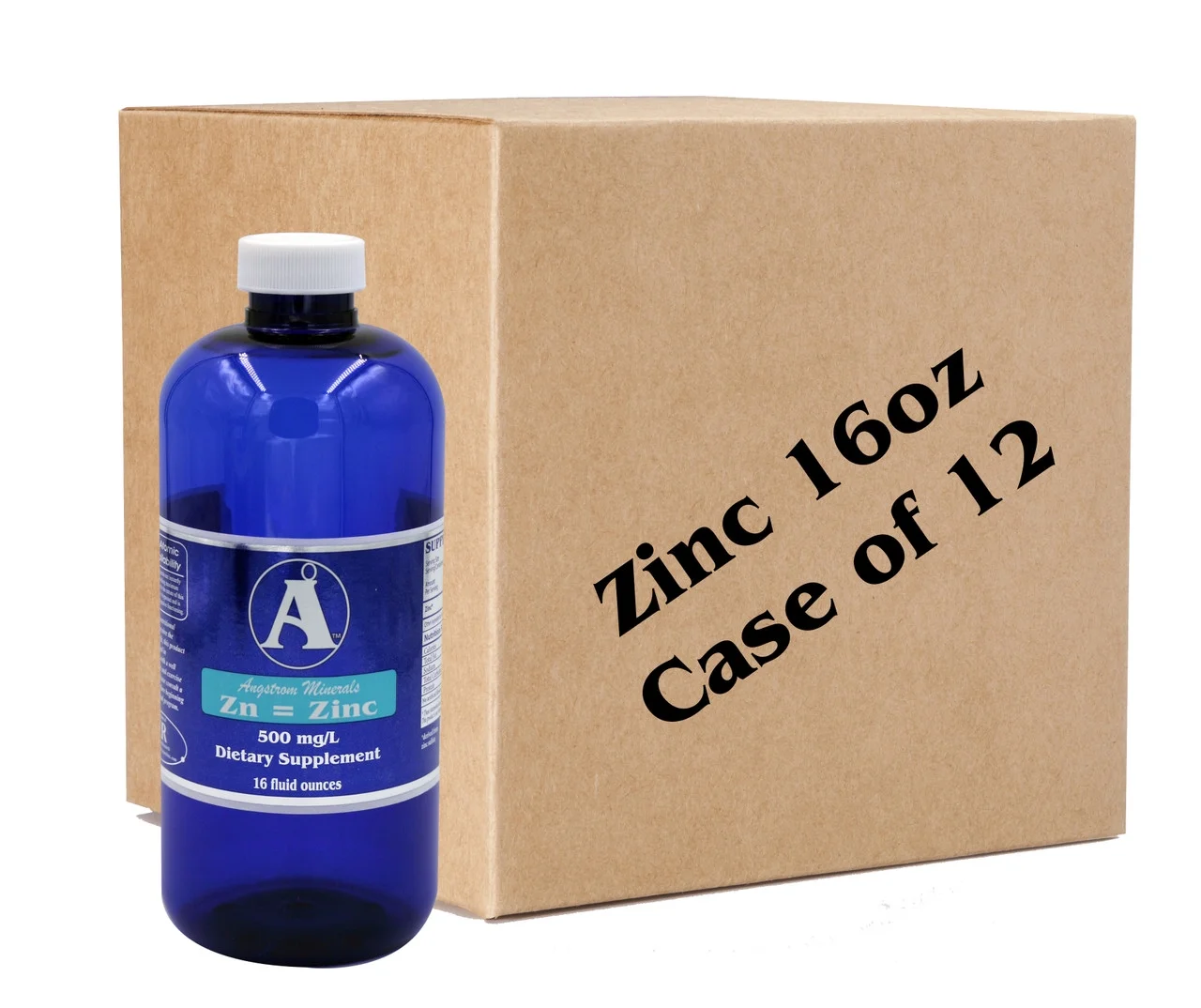 Zinc 16 oz Case Lots - Angstrom Minerals