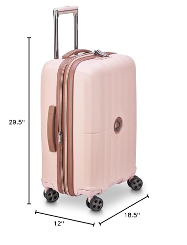 DELSEY PARIS Carrousel Hardside Expandable Luggage with Spinner Wheels, Navy, Carry-on 21 Inch