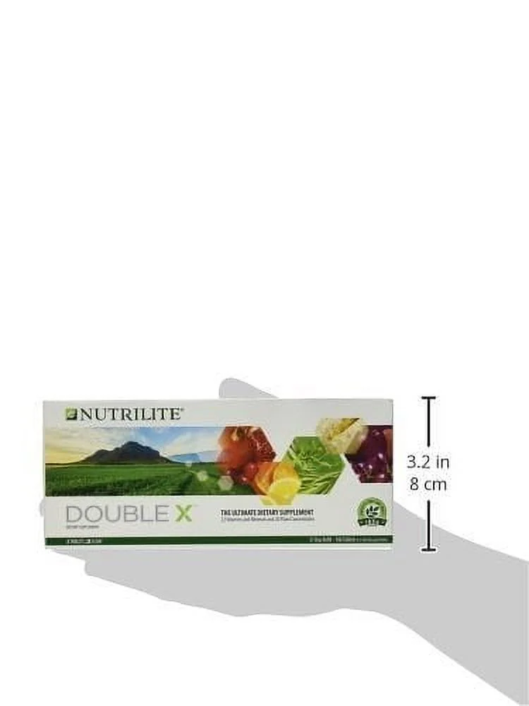 NUTRILITE DOUBLE X Multivitamin/Multimineral/Phytonutrient - 62 Tablets each (186 Tablets Total) - 31-Day Supply