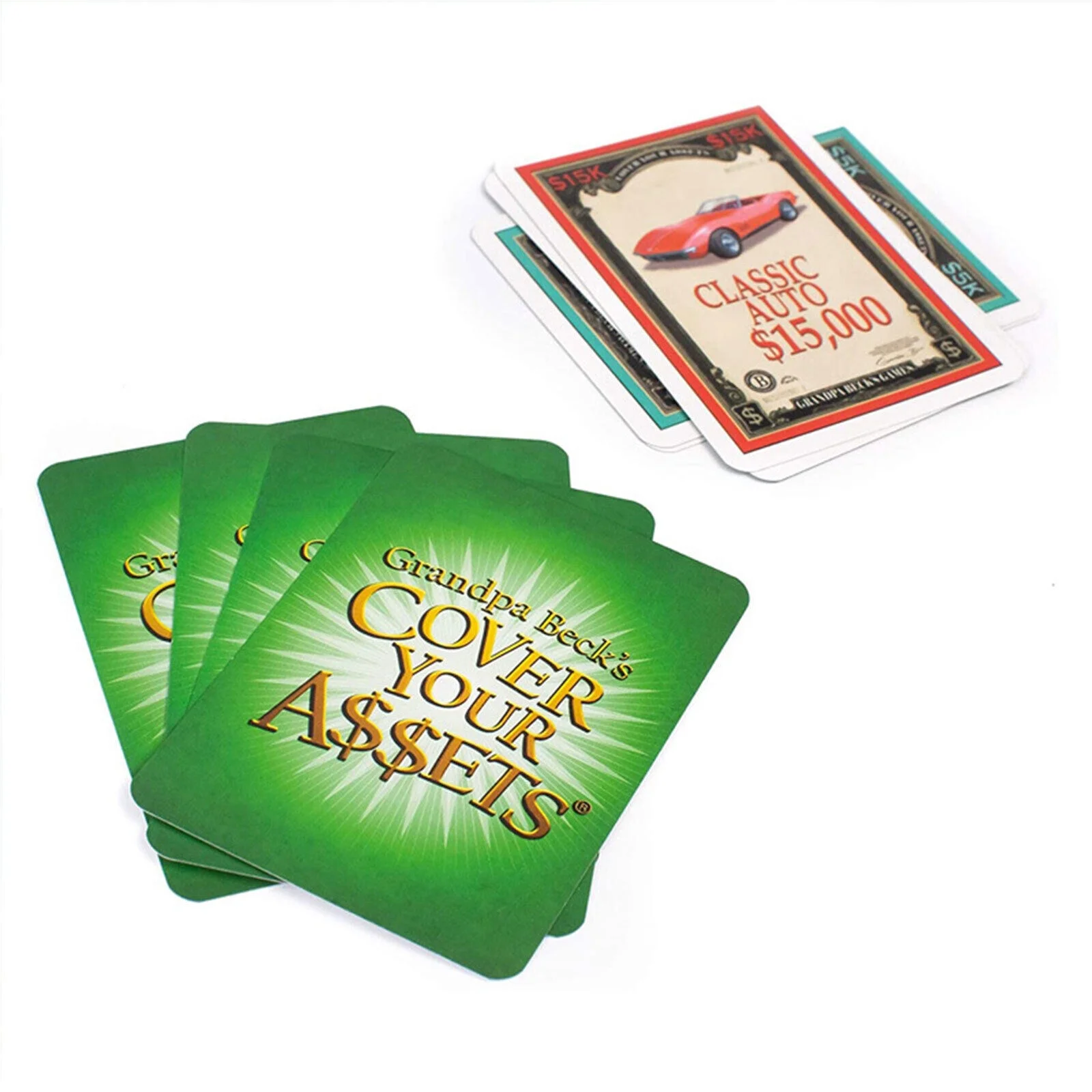 Grandpa Becks Cover Your Assets Card Game Fun Family-Friendly Set Collecting Toy