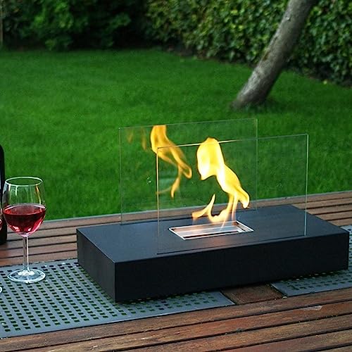 Tabletop Fire Pit Bowl,Portable Smokeless Solo Stove Table Top Firepit Fireplace,Small Mini Fireplace Outside Outdoor Indoor Fire Pit,Camping Patio Balcony Home Decor Stove (White)