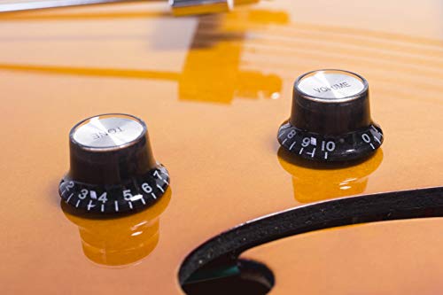 GROTE Jazz Electric Guitar Hollow Body Chrome Hardware P90 pickup (RED)