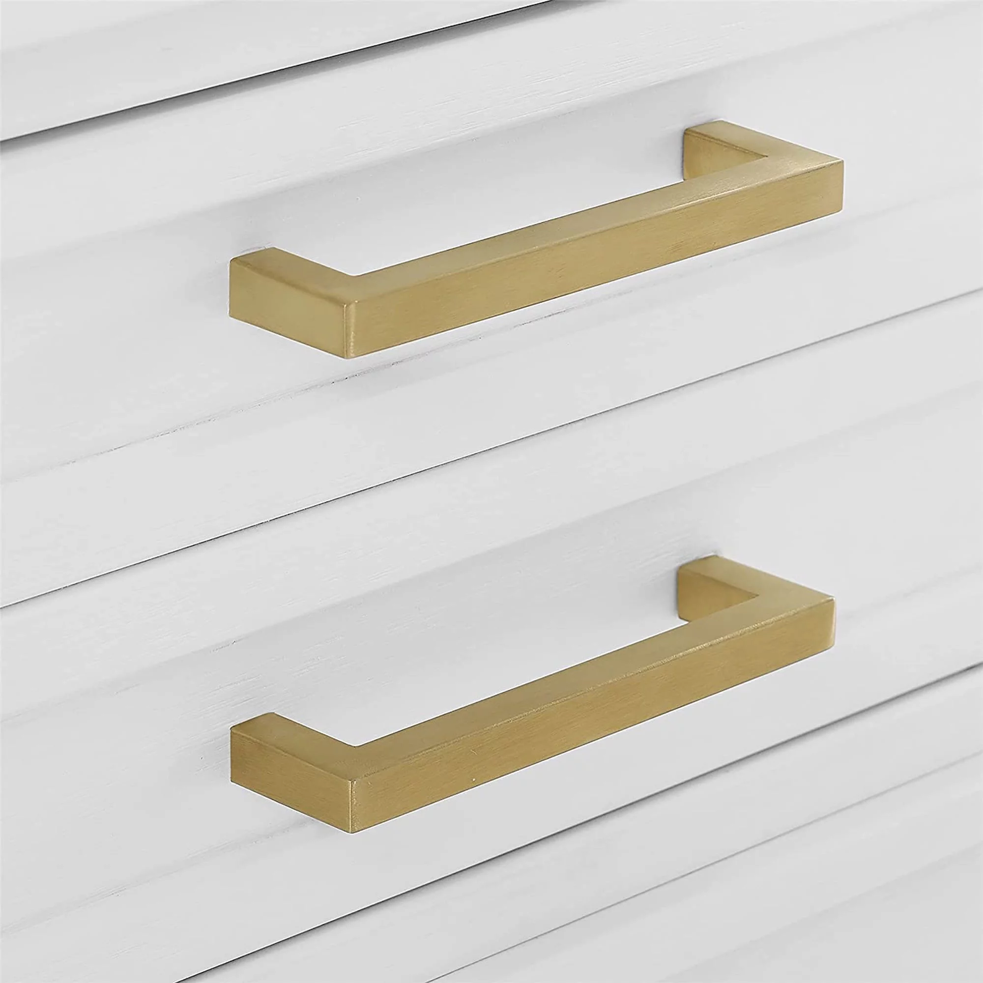 MUSEHOMEINC Mid Century Modern 2 Drawer Solid Wood Nightstand End Table