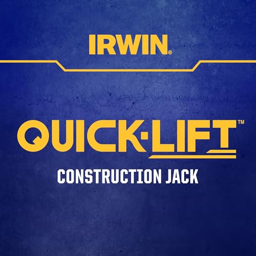 IRWIN Quick-Lift Construction Jack, Hand Lifting Jack Tool, Multifunctional, Lift up to 10
