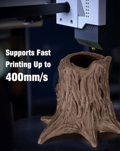 SUNLU Real Wood Fiber PLA Filament, Neatly Wound 1.75mm Dimensional Accuracy +/- 0.03mm, Fit Most FDM 3D Printers, 4kg in Total, 1kg per Spool, 4 Pack,（Wood+Fiber Cherry+Fiber Maple+Fiber Walnut）