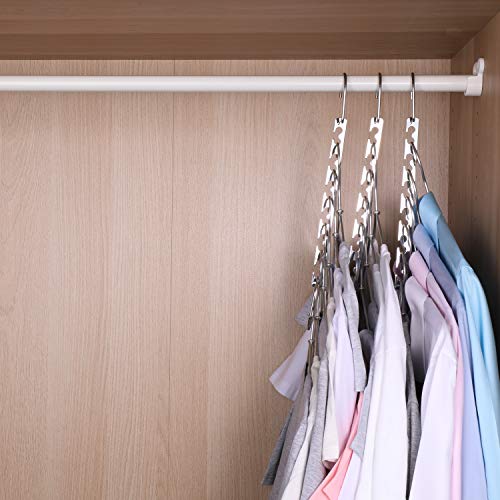 Space Saving Hangers Metal Hanger Magic Cascading Hanger Closet Clothes Organizer(20 Pack)