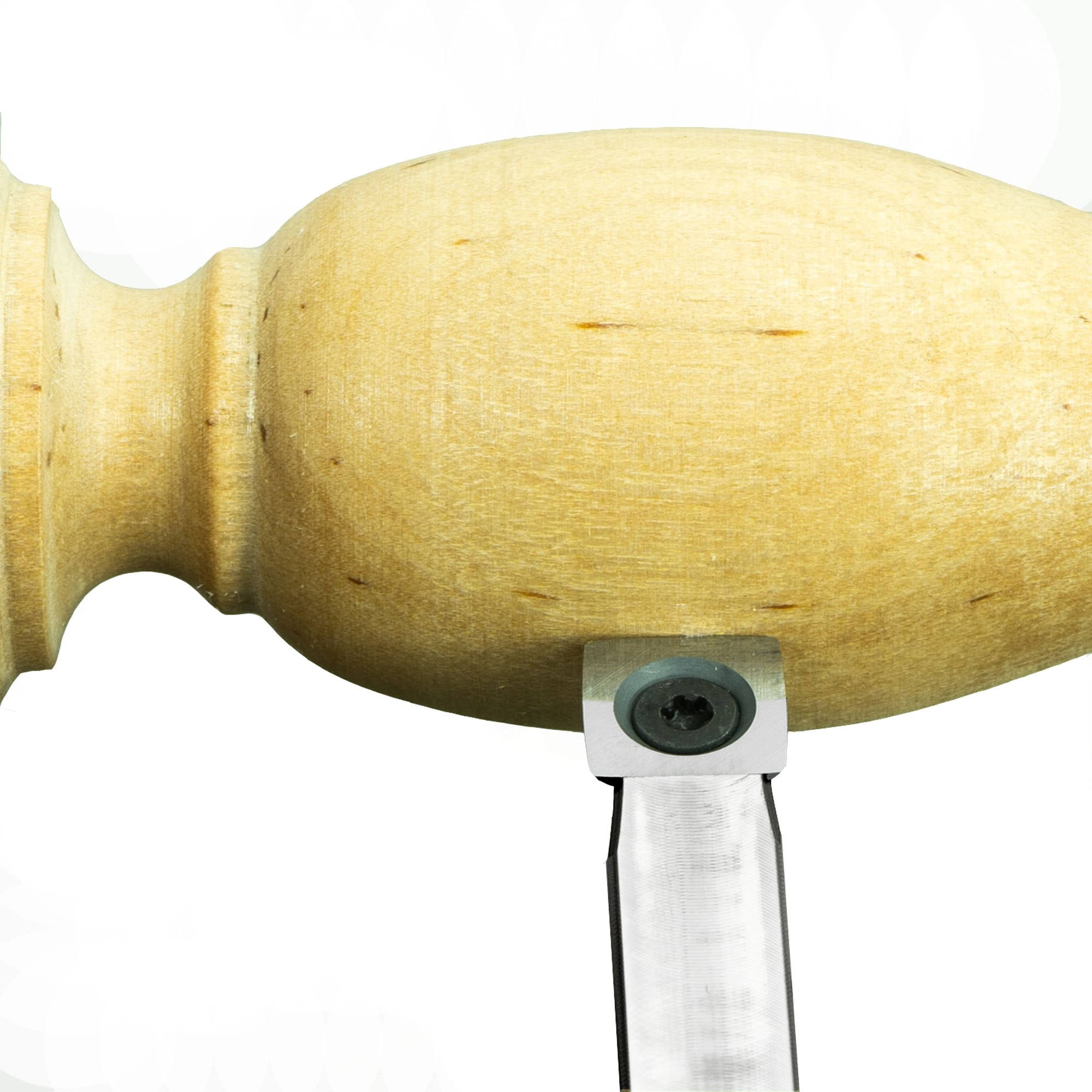 Mid Size Package of 5 Carbide Simple Woodturning Tools with Interchangeable Lathe Tool Handle