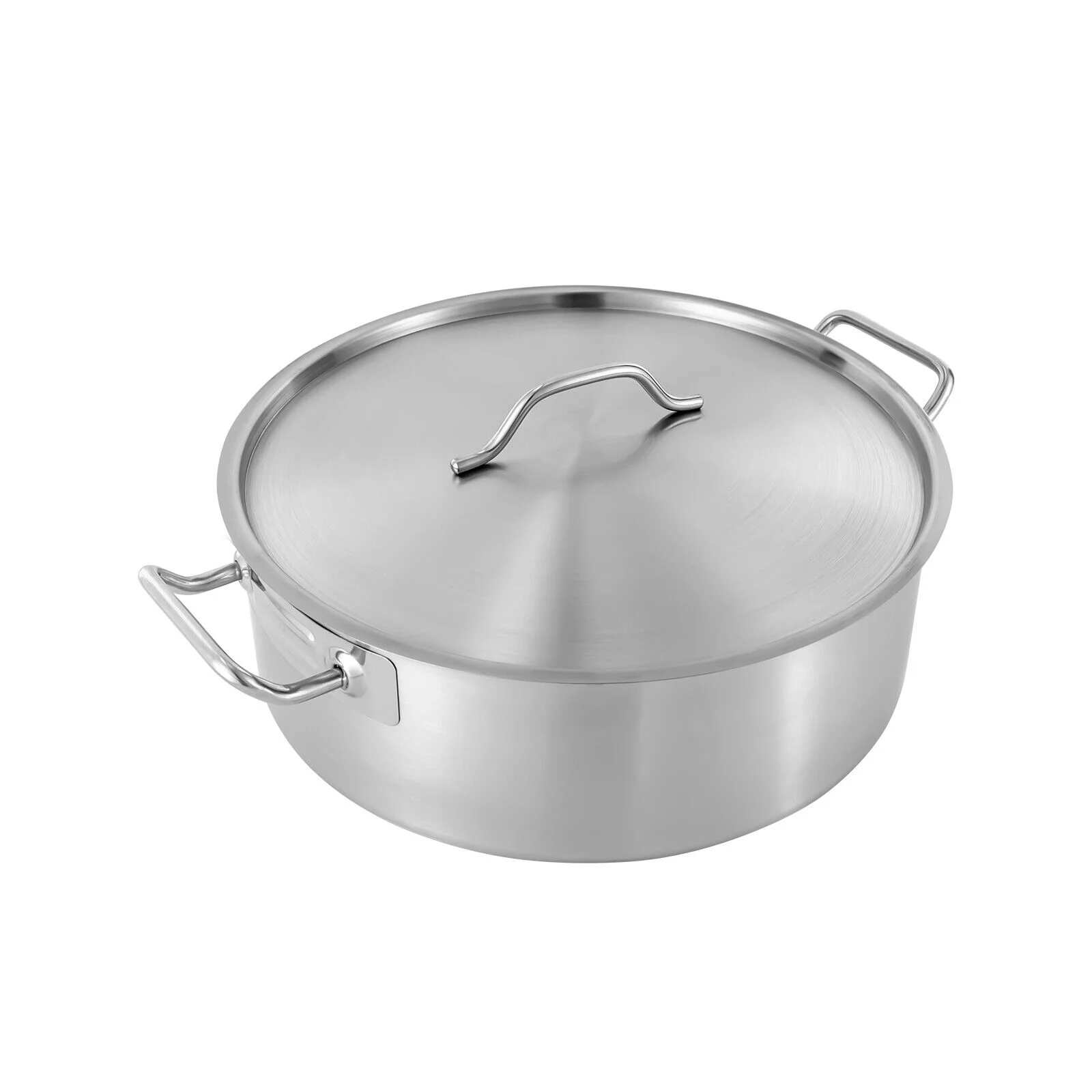 11 Quart Kitchen Stainless Steel Stockpot Widened and Deepened Pot Large Soup Cookware with Lid