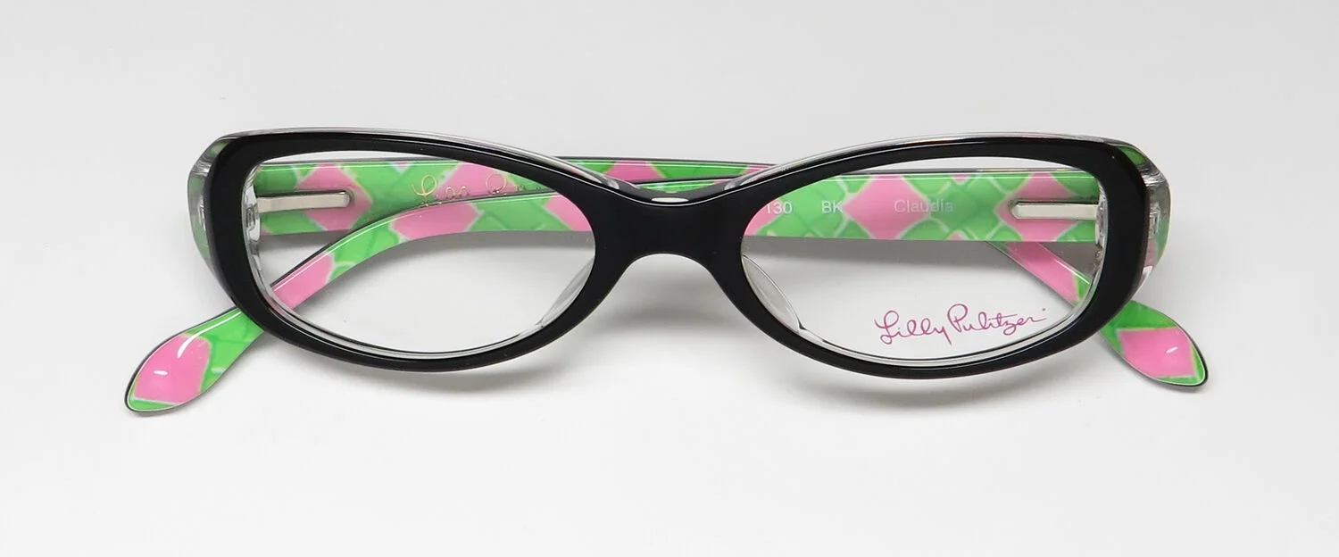 LILLY PULITZER Eyeglasses CLAUDIA Black 44MM