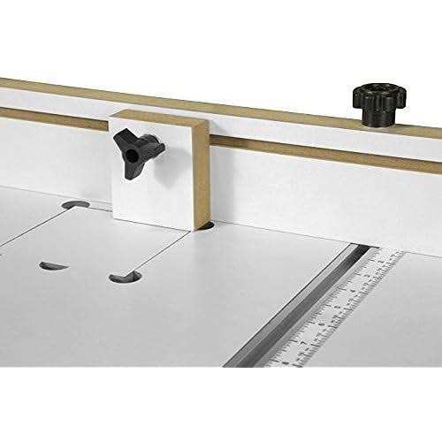 WEN DPA2412T 24 in. x 12 in. Drill Press Table with an Adjustable Fence and Stop Block