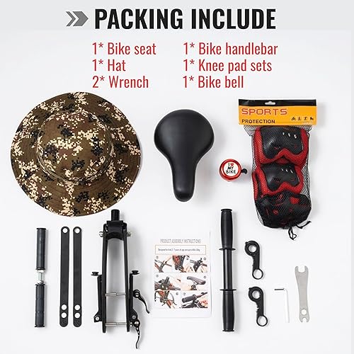 Kids Bike Seat, Bicycle Front Mounted Child Bike Seat, Child Bike Seat, Upgrade Kids Bike Seat for Adult Mountain Bike with Child Seat Mount, Bike seat for Kid Handlebars