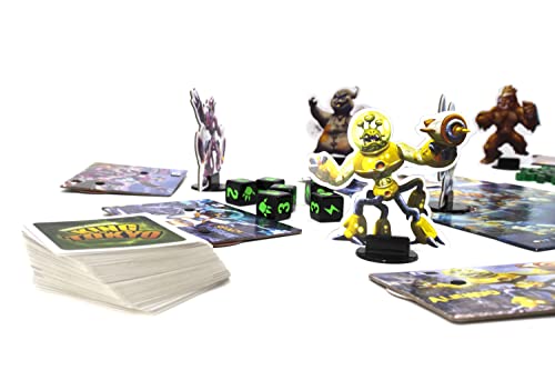 IELLO: King of Monster Island - Strategy Board Game, Sequel of The King of Line, Family Game, Play Cooperatively, Ages 10+, 1-5 Players, 60 Minutes