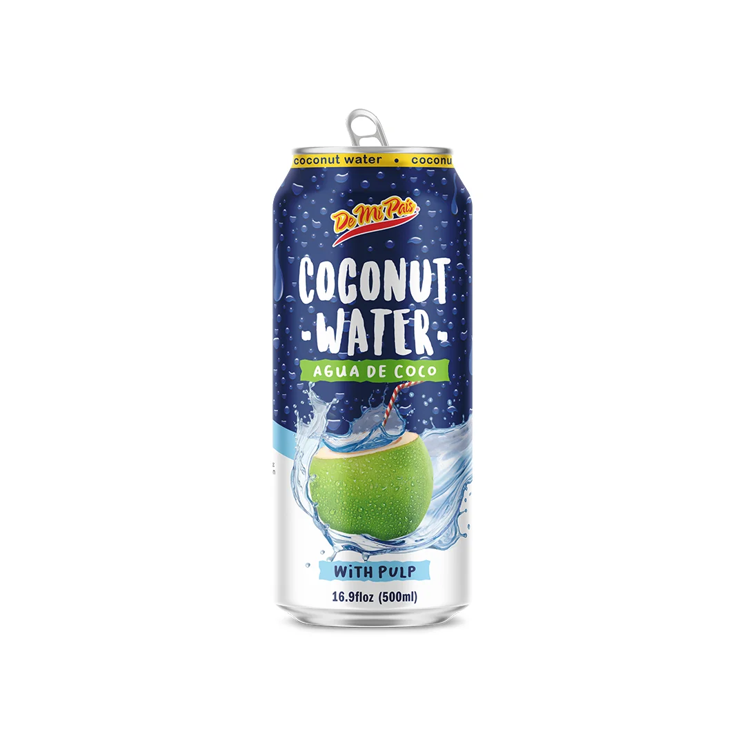 De Mi Pais Canned Coconut Water 24-PACK