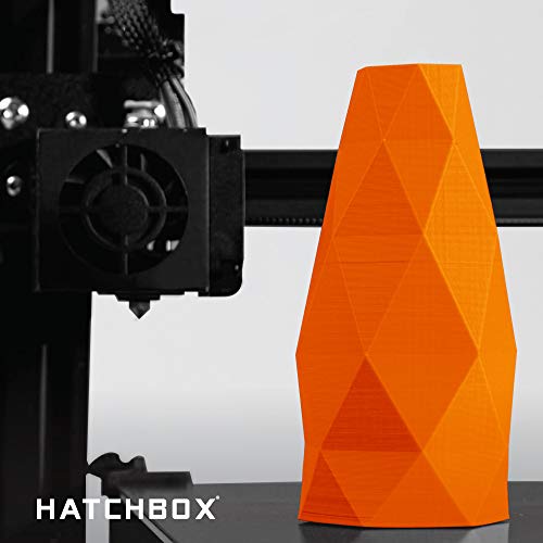 HATCHBOX 1.75mm Black PLA 3D Printer Filament, 1 KG Spool, Dimensional Accuracy +/- 0.03 mm, 3D Printing Filament
