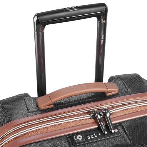 DELSEY PARIS Carrousel Hardside Expandable Luggage with Spinner Wheels, Navy, Carry-on 21 Inch