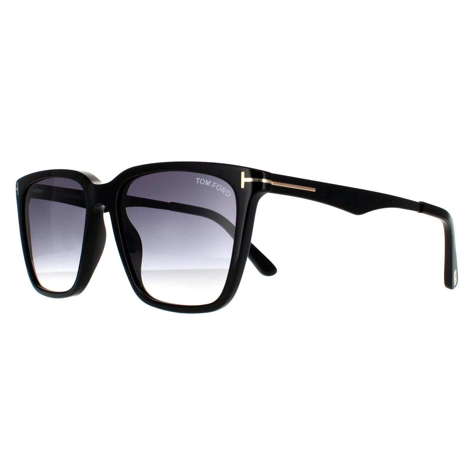 Tom Ford Garrettt Smoke Gradient Square Men's Sunglasses FT0862 01B 56