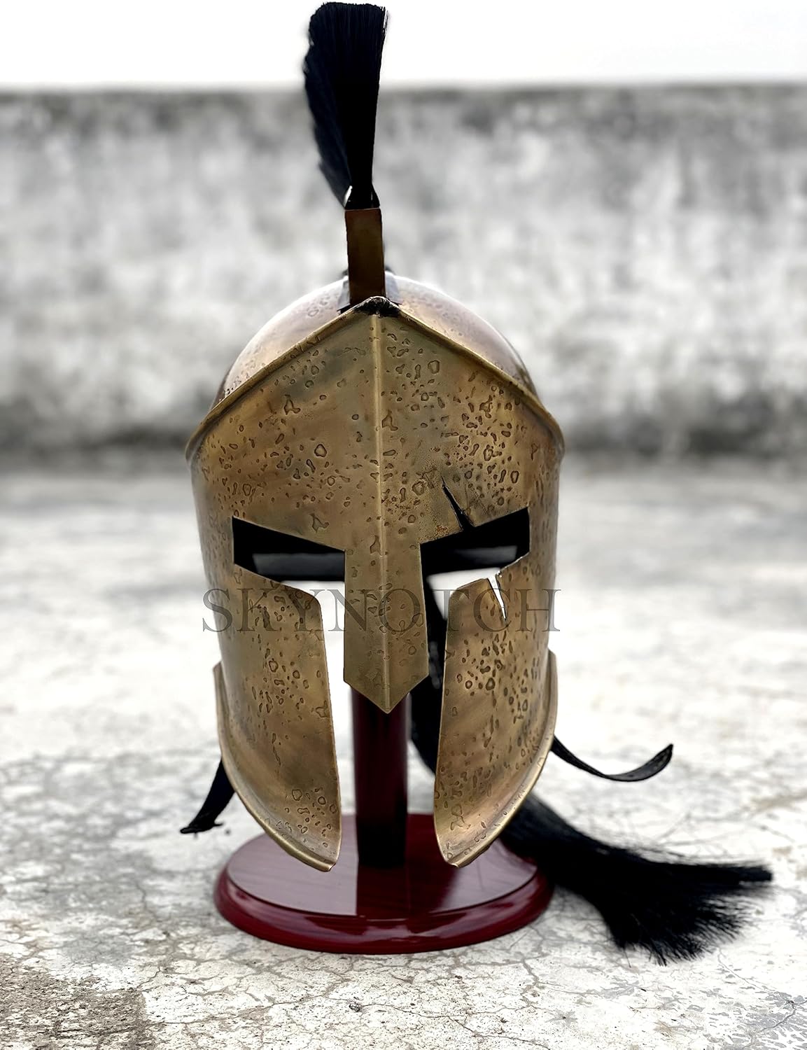 Medieval 300 Spartan Helmet Battle Damage | 300 King Leonidas Helmet | Spartan Warrior Costume | Halloween Costume | Gift Item