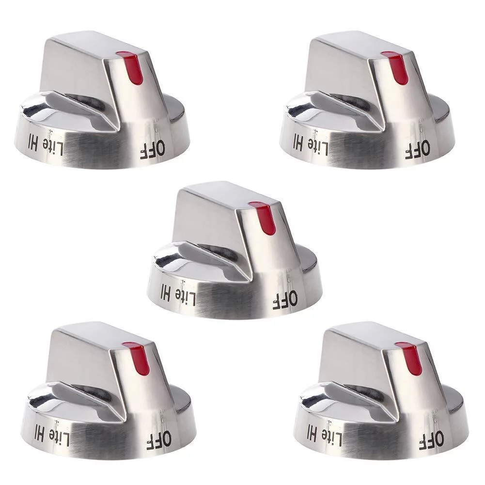 Paddsun 5X Gas Stove Range Knobs Switch DG64-00473A for Samsung Cooktop Oven NX58J7750SS