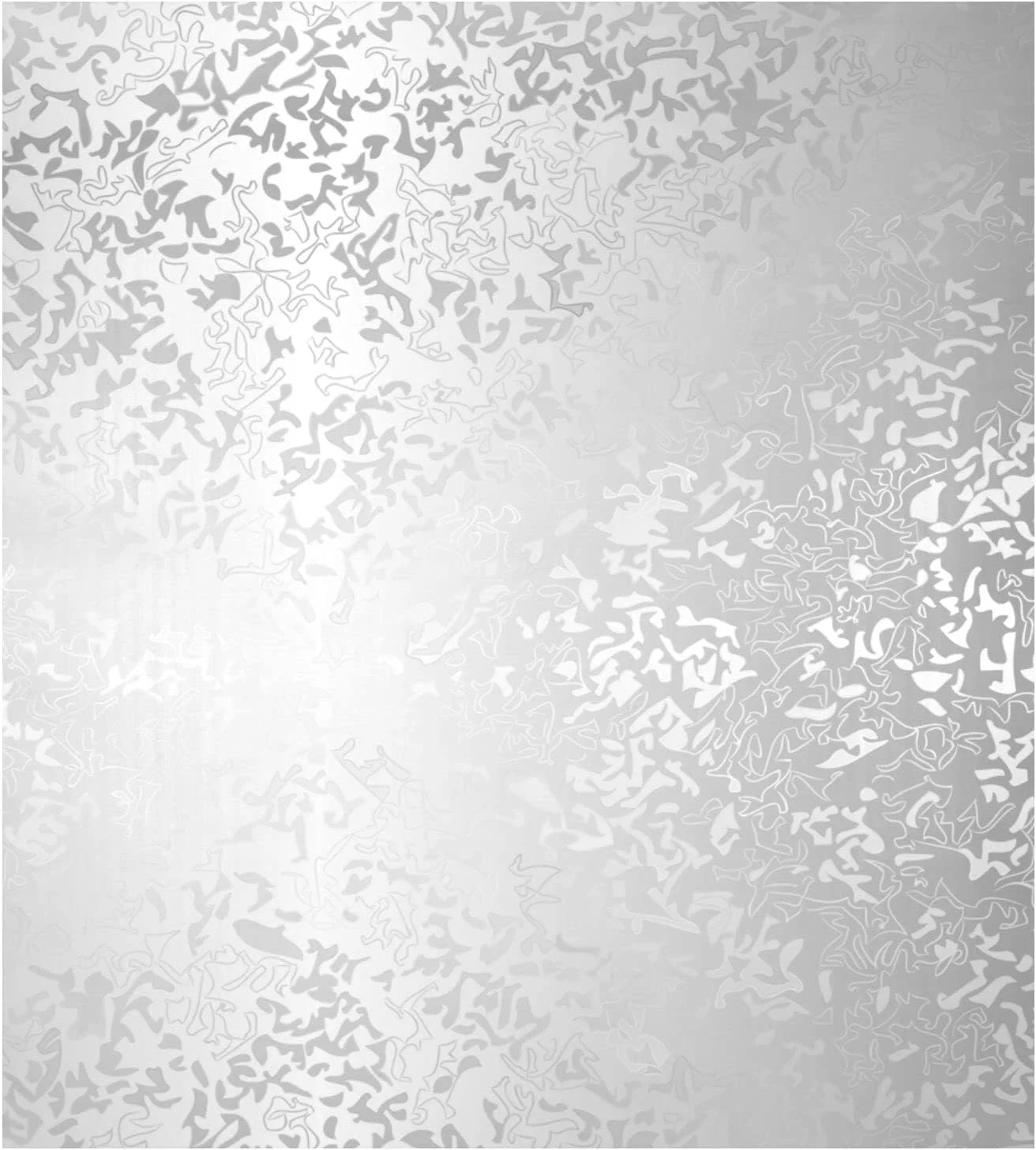 Magnetic Dishwasher Stickers Silver Flowers Pattern Kitchen Dishwasher Cover Sticker, Panel Decal Cabinet Appliances Stickers 23in W x 26in H Home Decor