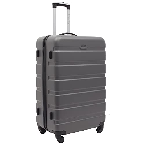 Travelers Club Harper Luggage, Black, 20-Inch Carry-On