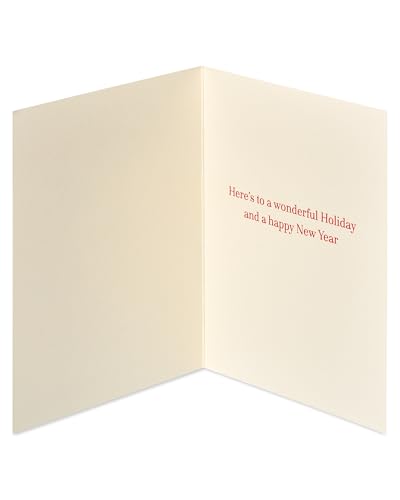 Papyrus Petite Holiday Cards Boxed with Envelopes, Wonderful Holiday, Wreath (20-Count)