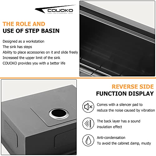 25 Inch Utility Laundry Sink Drop In 16 Gauge Stainless Steel Single Bowl Laundry Room Sink Laundry & Utility Room Kitchen Sinks 25