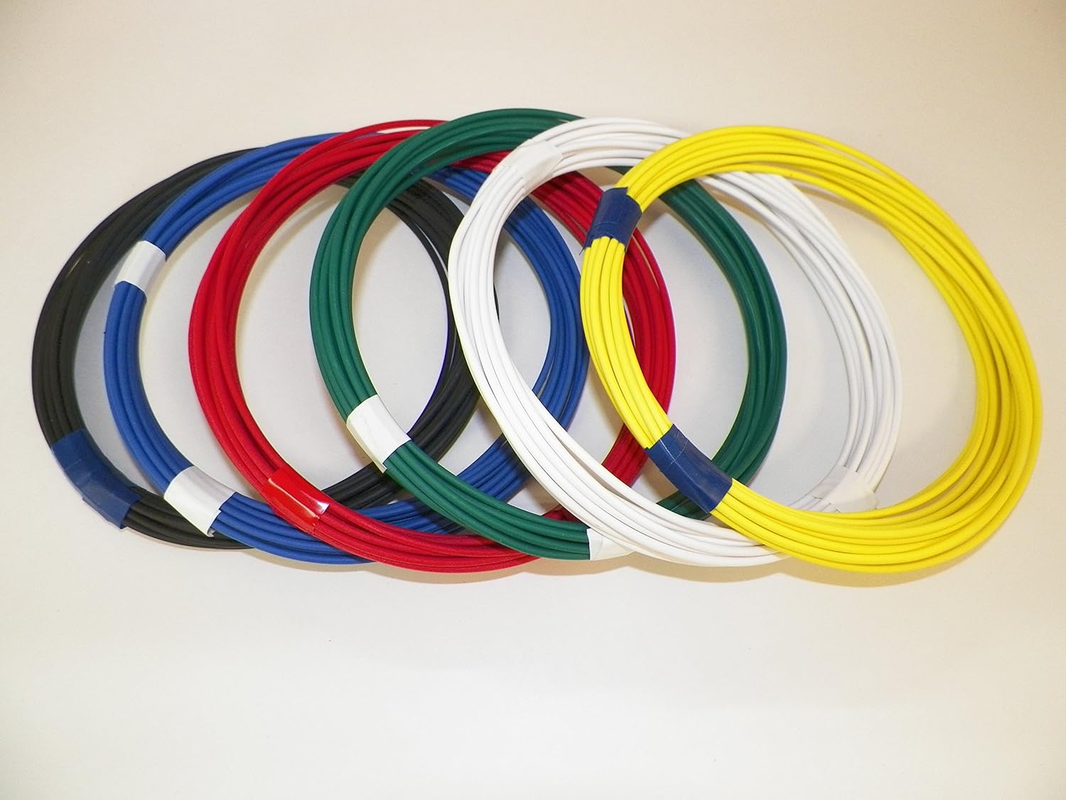 Automotive Copper Wire, TXL, 20 GA, AWG, Gauge Truck, Motorcycle, RV, General Purpose. Order by 3pm EST Shipped Same Day (6 Colors 25' Each) (6 Colors by 25' Each)