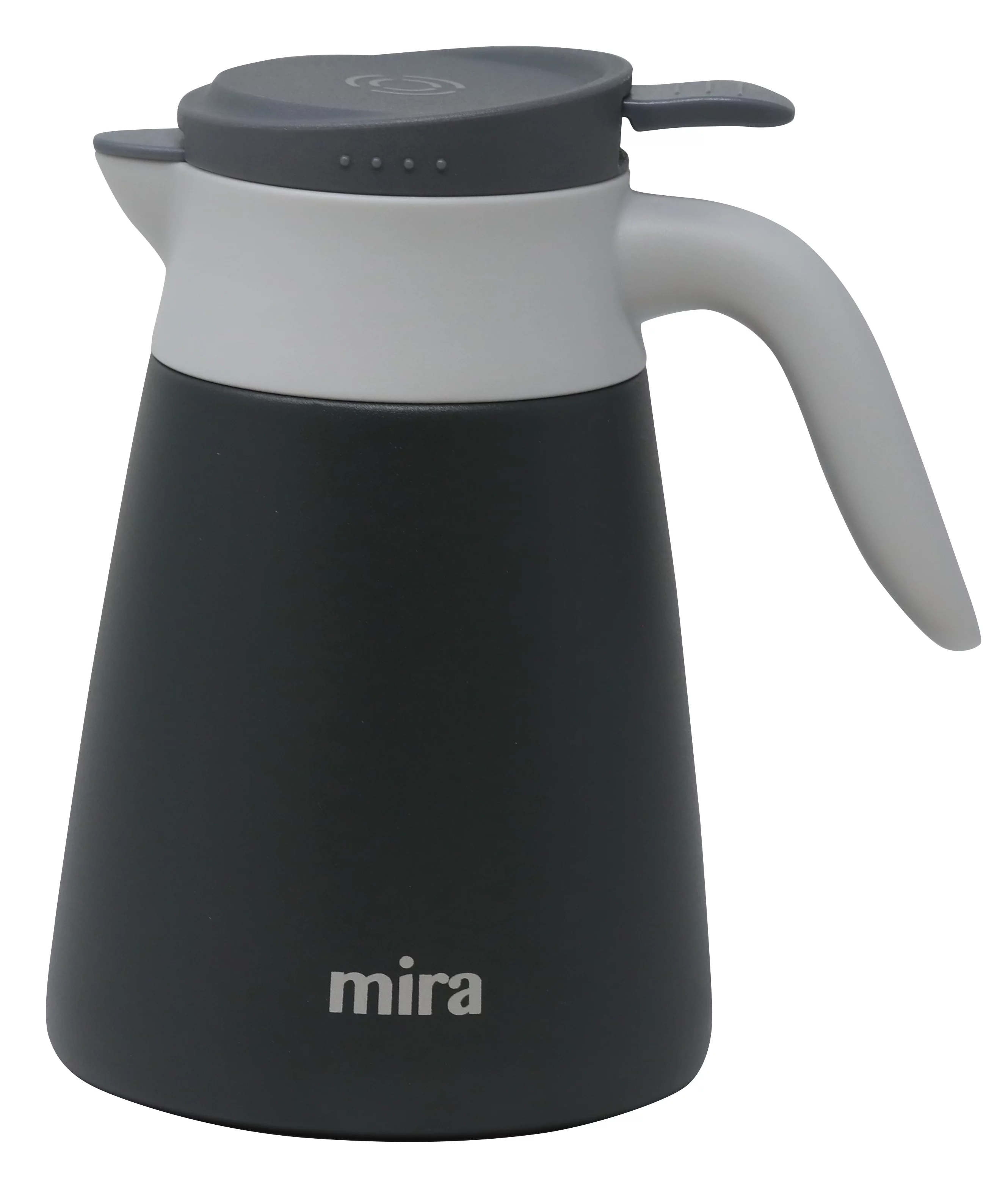 MIRA 34oz Thermal Coffee Carafe, Stainless Steel Vacuum Insulated Coffee Server, Graphite