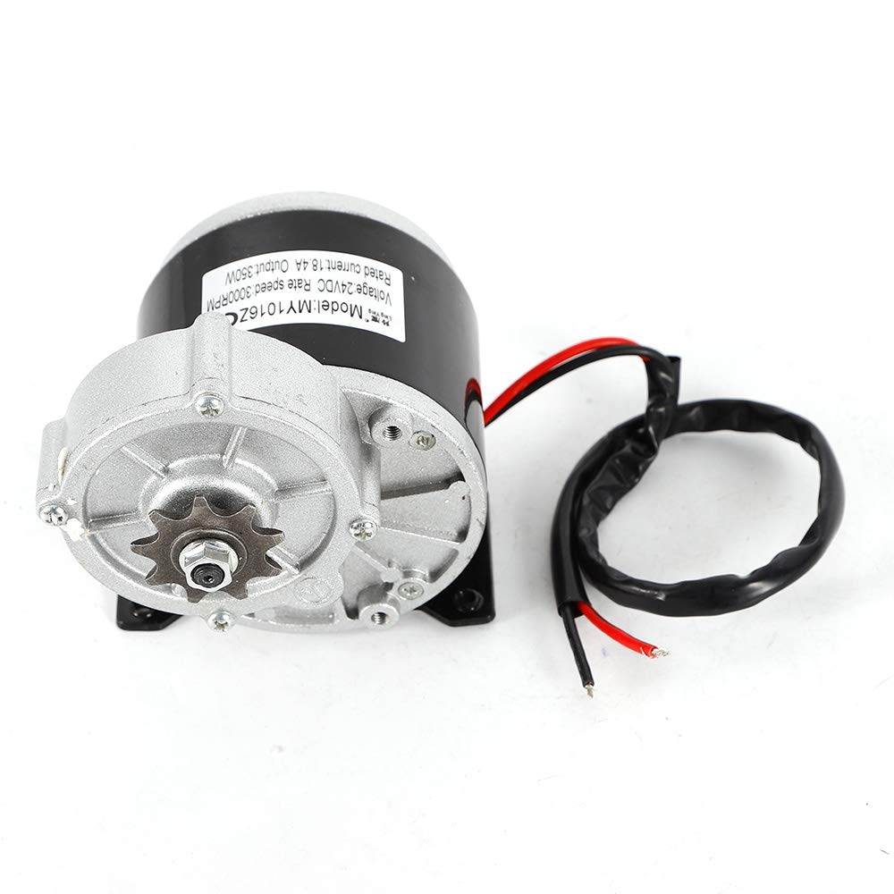 Electric Ride with Reliable and Powerful Brushed Gear Reduction Motors - MY1016Z 24V 350W for E-Bikes, Scooters Drive Speed Control
