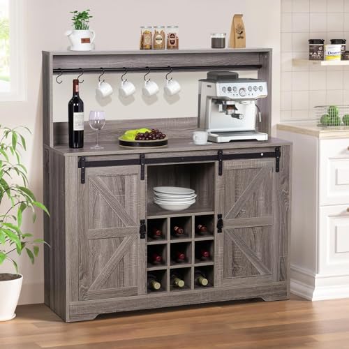 Coffee Bar Cabinet with Storage,47