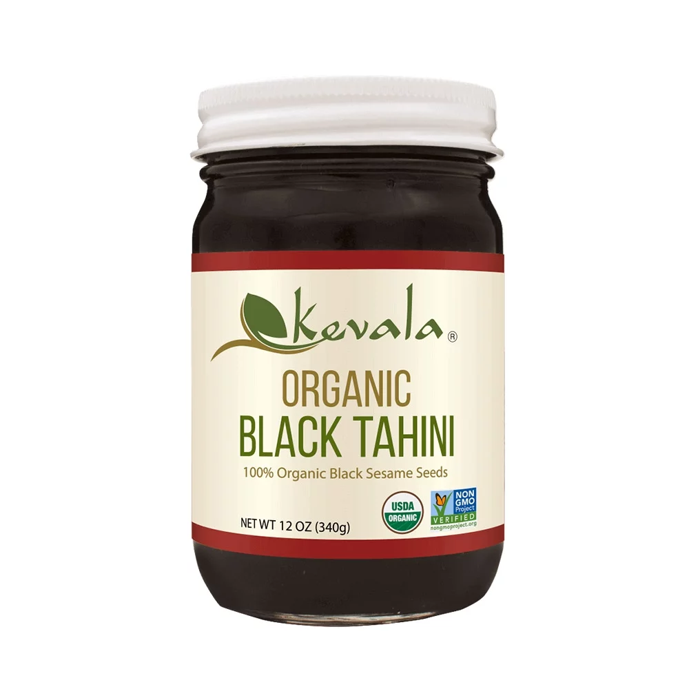 (3 Pack) Kevala Organic Black Tahini 12 oz