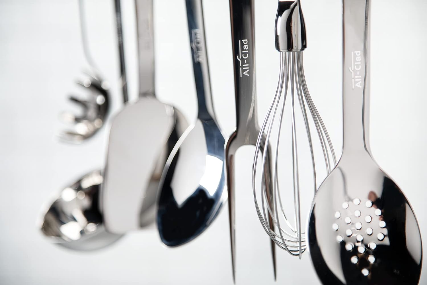 All-Clad Specialty Stainless Steel Kitchen Gadgets Slotted Turner Kitchen Tools, Kitchen Hacks Silver