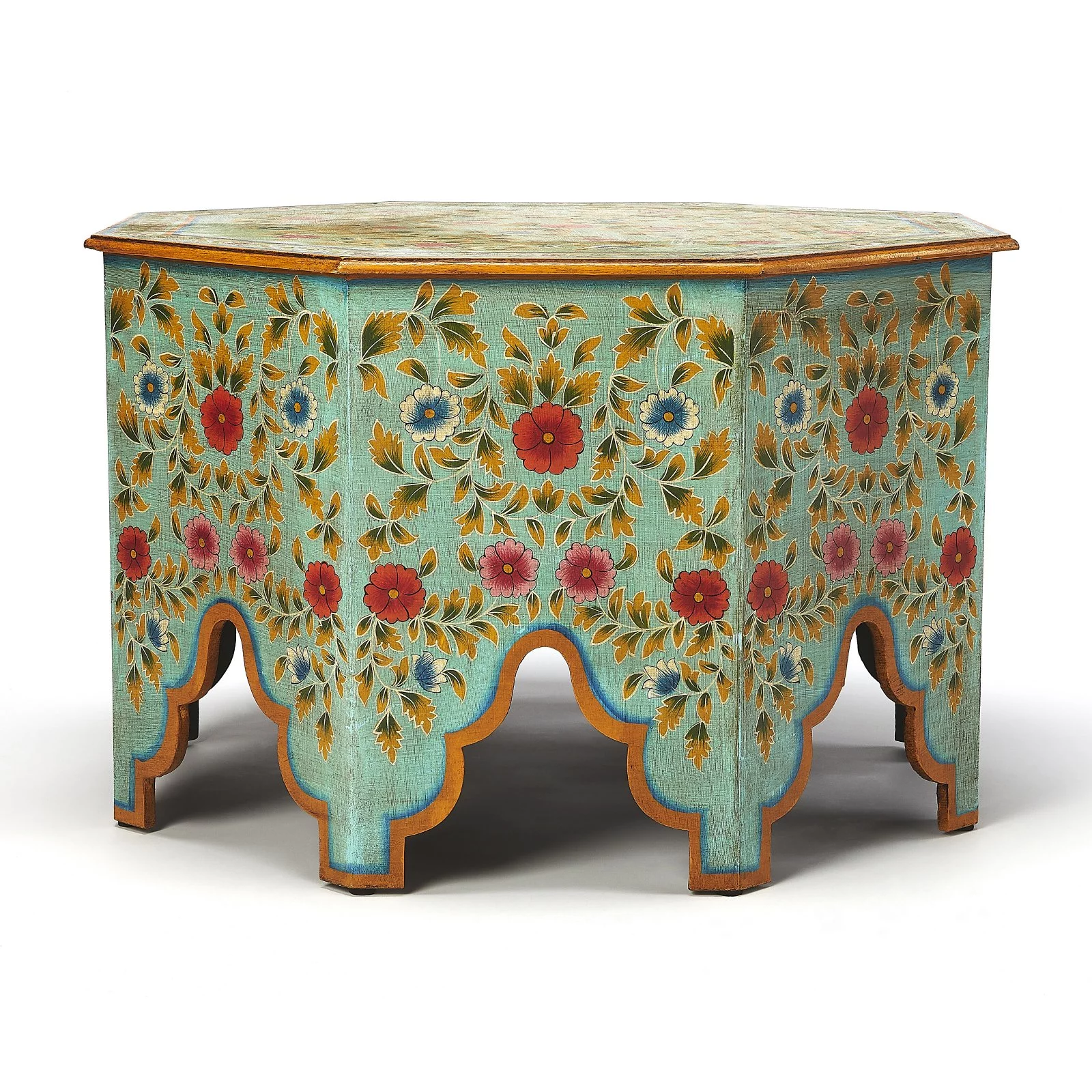 Butler Specialty Priya Hand Painted Coffee Table in Espresso