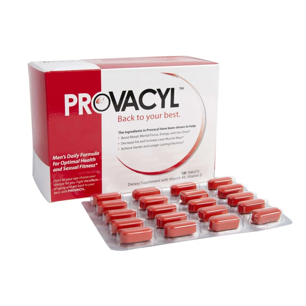 Provacyl Men's Daily Formula For Optimal Health and Carnal Fitness 120 Tablets