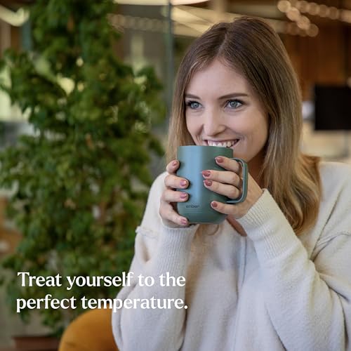 Ember Temperature Control Smart Mug 2, 14 Oz, App-Controlled Heated Coffee Mug with 80 Min Battery Life and Improved Design, Black