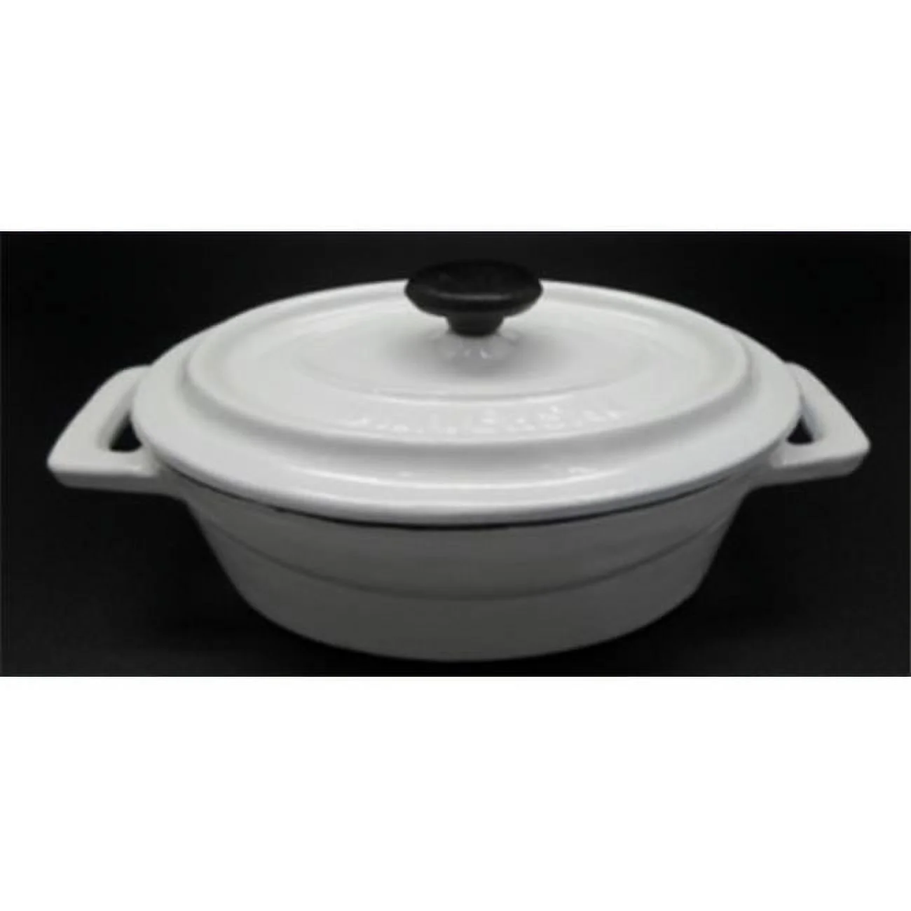 Starcrafts 204 Cast Iron Dutch Oven, White