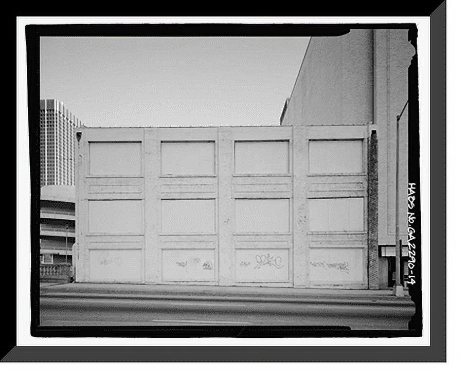 Historic Framed Print, Rich's Downtown Department Store, 45 Broad Street, Atlanta, Fulton County, GA - 14, 17-7/8