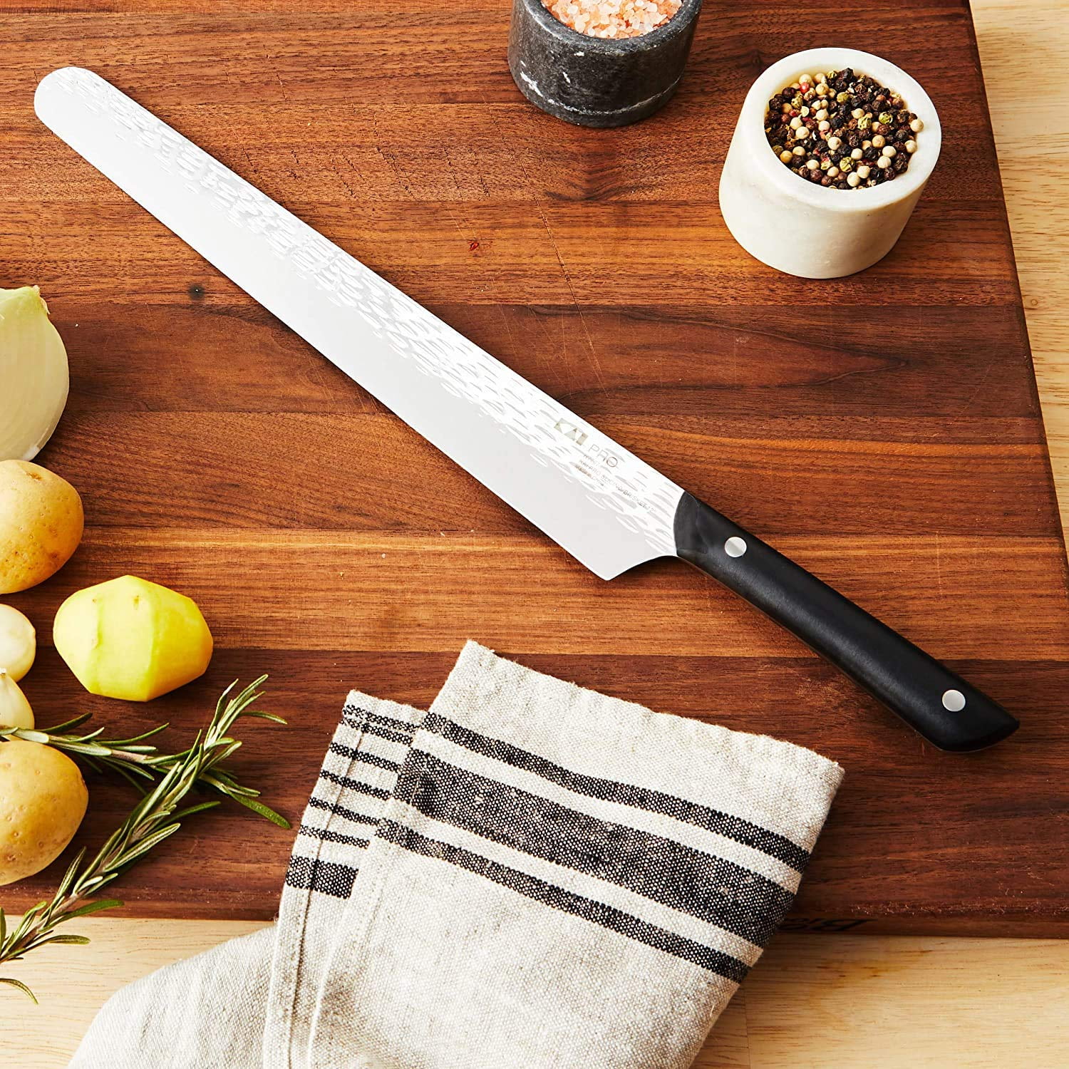 Kai Pro Slicing and Brisket Knife, 12 inch Japanese Stainless Steel Blade, NSF Certified, From the Makers of Shun